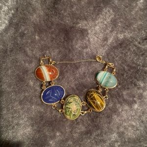 Costume scarab bracelet